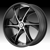 Asanti Black Label ABL-17 Machined Black Custom Wheels Rims