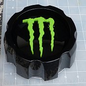 CAP-648MB-8-MG / Monster Energy Gloss Black Center Cap