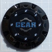 CAP-726B / Gear Alloy Gloss Black Bolt-on Center Cap