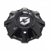 CAP-GEAR-B24 / Gear Alloy Gloss Black Bolt In Center Cap