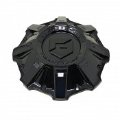CAP-GEAR-BB24 / Gear Alloy Gloss Black Bolt In Center Cap