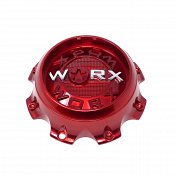 CAP-WX-8-R21 / Worx Alloy Gloss Red Bolt On Center Cap