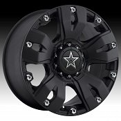 DropStars DSM42 642B Satin Black Custom Rims Wheels