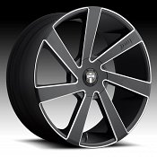 Dub Directa S133 Black Milled Custom Wheels Rims