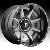 Fuel Rampage D238 2-PC Anthracite / Gloss Black Custom Truck Whe