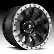 Fuel Tactic D629 Matte Black Machined Custom Wheels Rims