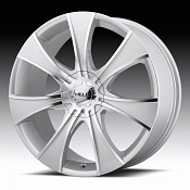 Helo HE874 874 Silver Machined Custom Rims Wheels