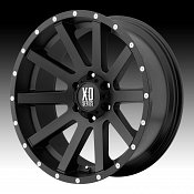 XD Series XD818 Heist Satin Black Custom Wheels Rims