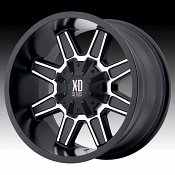 XD Series XD823 Trap Satin Black Machined Custom Wheels Rims