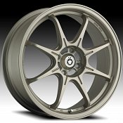 Konig Eco 1 12MT LE Matte Titanium Custom Rims Wheels