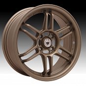 Konig Lightspeed 25BZ LG Matte Bronze Custom Rims Wheels