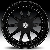 Lexani CS2 Full Gloss Black Custom Rims Wheels
