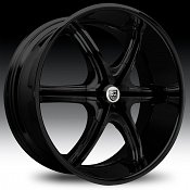 Lexani LX-6 Full Gloss Black Custom Rims Wheels