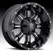 TIS Monster Energy Edition Style 535BM Black Milled Custom Wheel