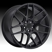 Motiv 409B Magellan Rich Satin Black Custom Rims Wheels