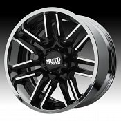 Moto Metal MO202 Black Machined / Chrome Custom Wheels Rims
