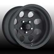Pacer 164B 164 LT Mod Matte Black Custom Rims Wheels