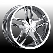 Platinum 255 / 256 Twin Twist Chrome Custom Rims Wheels