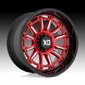 XD Series XD865 Phoenix Candy Red Milled Custom Truck Wheels