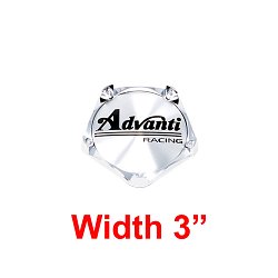 CAPB1S / Advanti Racing Chrome Snap In Center Cap 3