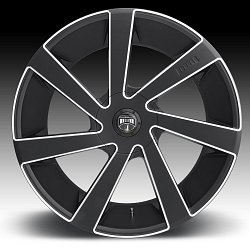 Dub Directa S133 Black Milled Custom Wheels Rims 3