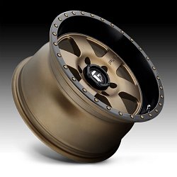 Fuel Podium D617 Bronze Black Custom Wheels Rims 2