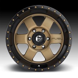Fuel Podium D617 Bronze Black Custom Wheels Rims 3