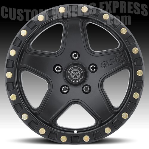 ATX Series AX194 Ravine Teflon Black Custom Wheels Rims 2