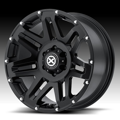 ATX Series AX200 Cast Iron Black Custom Wheels Rims 1