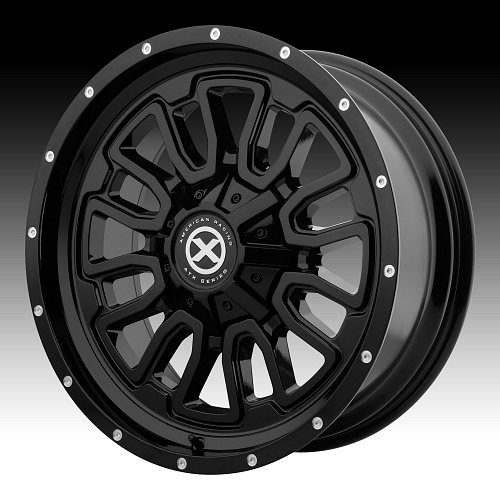 ATX Series AX203 Gloss Black Custom Wheels Rims 1