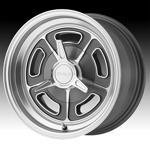 American Racing VN502 Mag Gray Machined  Custom Wheels Rims 1