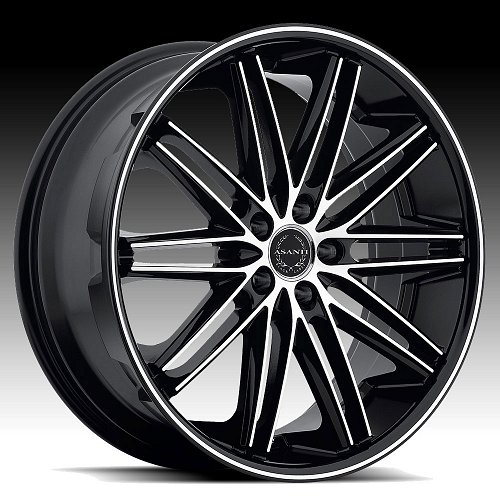 Asanti Black Label ABL-10 Machined Black Custom Wheels 1