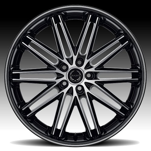 Asanti Black Label ABL-10 Machined Black Custom Wheels 2