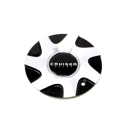 CAP-919MBF / Crusier Alloy 919MB Enigma Machined Black Bolt On Center Cap 1