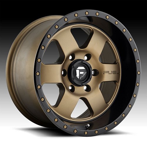 Fuel Podium D617 Bronze Black Custom Wheels Rims 1