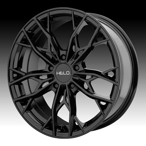 Helo HE907 Gloss Black Custom Wheels Rims 1