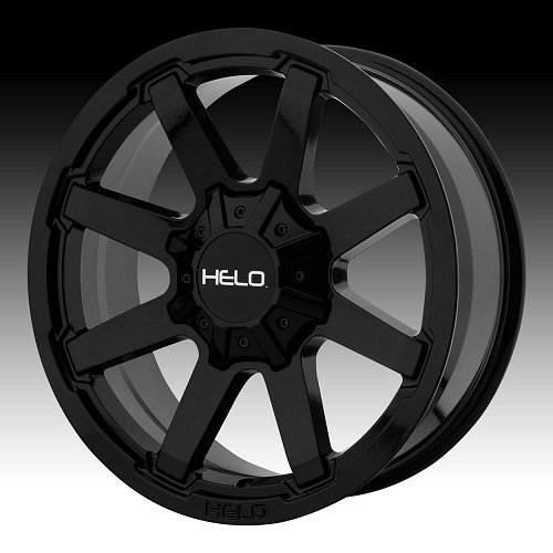 Helo HE909 Gloss Black Custom Wheels Rims 1