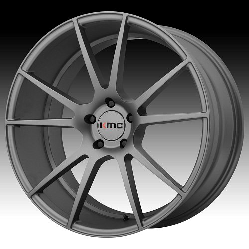 KMC KM709 Flux Charcoal Custom Wheels Rims 1