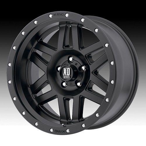 XD Series XD128 Machete Satin Black Custom Wheels Rims 1