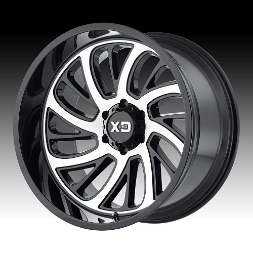 XD Series XD826 Surge Gloss Black Machined Custom Wheels Rims 1