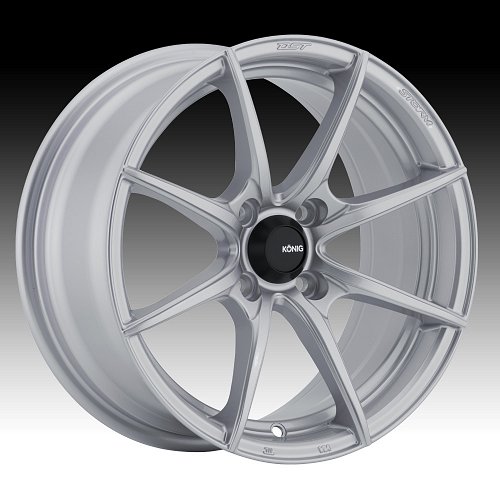 Konig Helix HX Silver Custom Rims Wheels 1