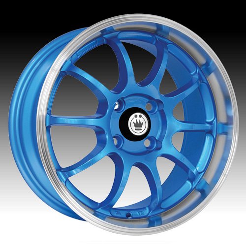 Konig Lightning 26BL LI Blue w/ Machined Lip Custom Rims Wheels 1