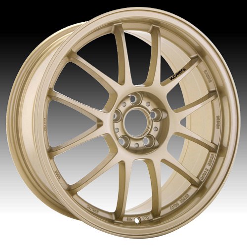 Konig Daylite 58G DY Gold Custom Rims Wheels 1
