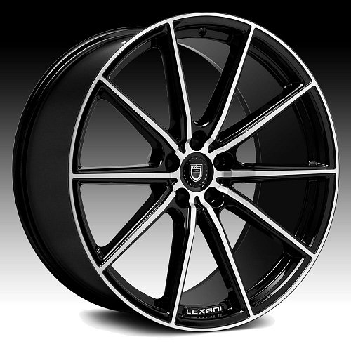 Lexani CSS-10 Gloss Black Machined Custom Wheels Rims 1