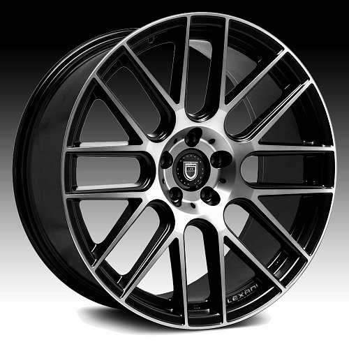 Lexani CSS-8 Gloss Black Machined Custom Wheels Rims 1