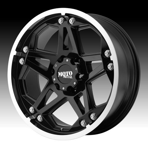 Moto Metal MO960 Gloss Black Machined Custom Wheels Rims 1