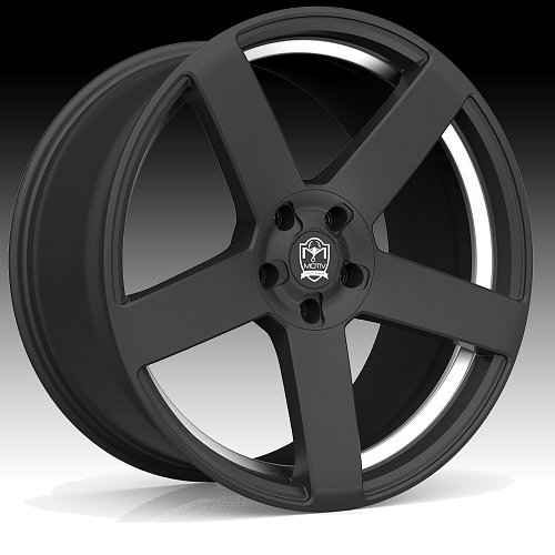 Motiv 416BU Monterey Satin Black Custom Wheels Rims 1