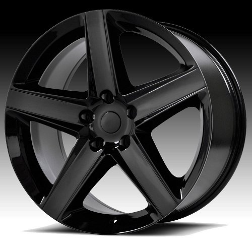 OE Creations 129B Gloss Black Custom Wheel 1