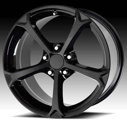 OE Creations 130B Gloss Black Custom Wheel 1