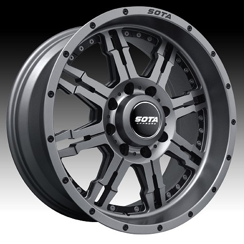 SOTA Offroad JATO Anthra-Kote Custom Truck Wheels Rims 1
